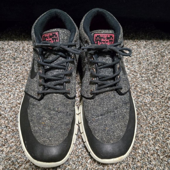 Men's Nike Stefan Janoski Mid Skate Sneakers, Size 10, Air Max Cushioning - Picture 1 of 5